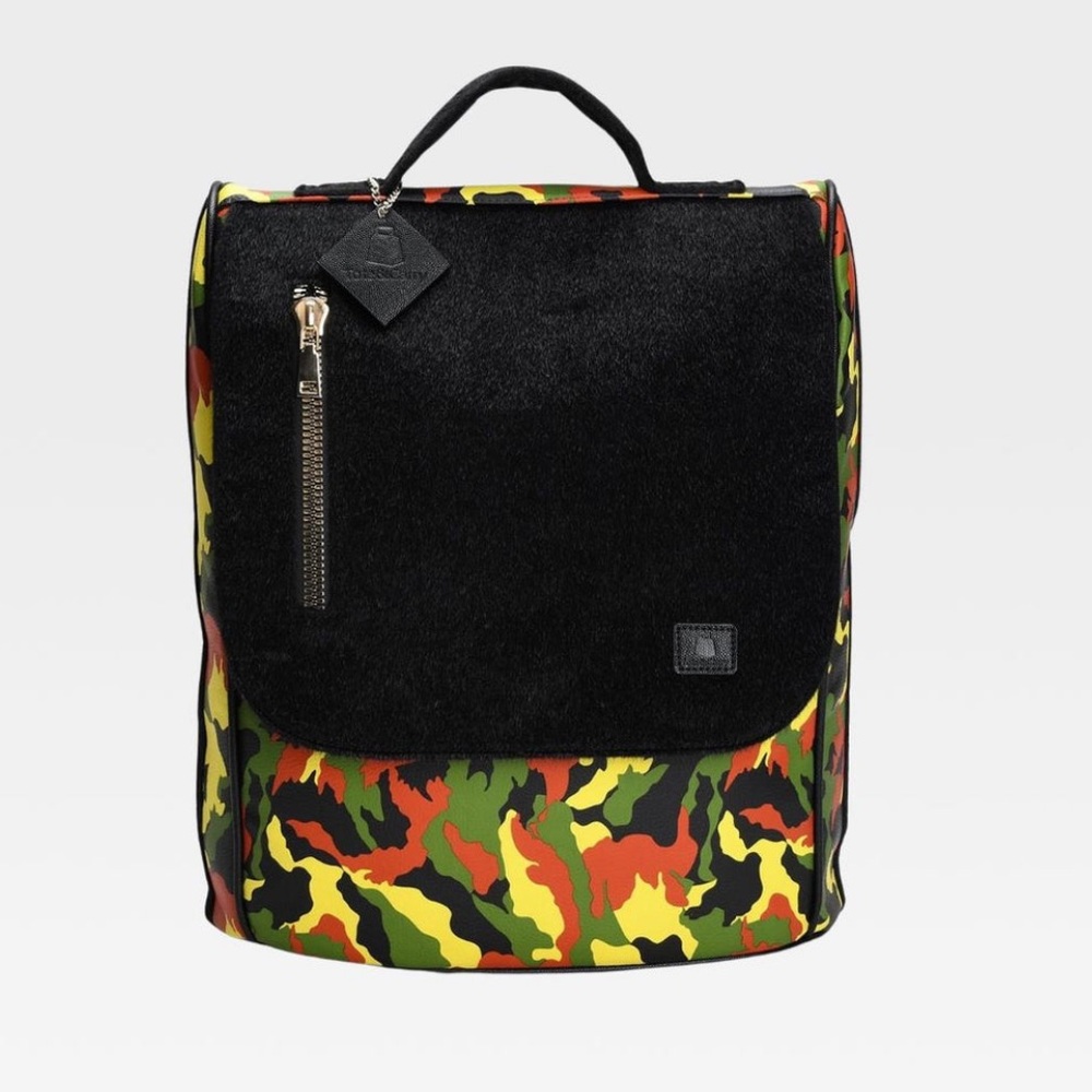 Tote & Carry Camo Backpack 
Gently Used